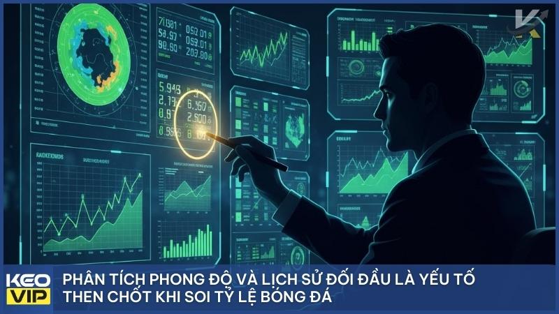 Phân tích phong độ và lịch sử đối đầu là yếu tố then chốt khi soi tỷ lệ bóng đá