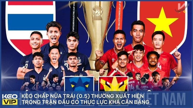 keo chap nua trai xuat hien trong tran can bang 1 - Kèo Chấp Nửa Trái – Cách Đọc Và Kinh Nghiệm Soi Kèo Luôn Thắng