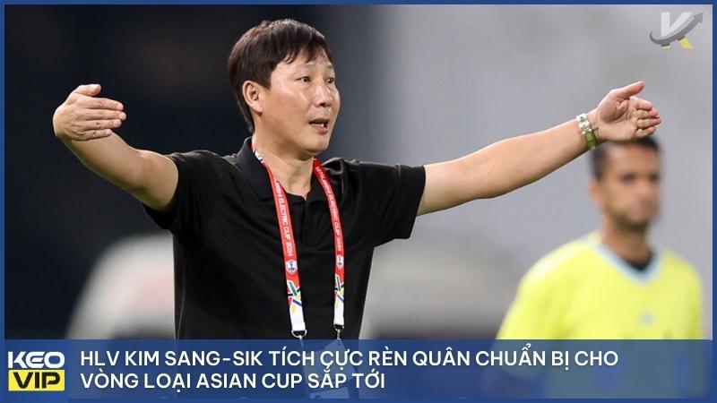 HLV Kim Sang-sik tích cực rèn quân chuẩn bị cho vòng loại Asian Cup sắp tới