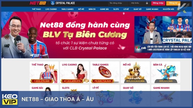 NET88 là sự kết hợp hoàn hảo giữa công nghệ Châu Âu 
